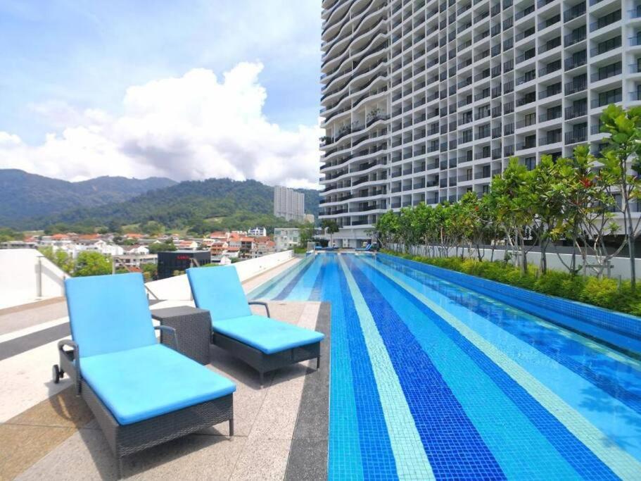 Deluxe Seaview Suite Twin Bed By The Only Bnb Tanjung Tokong المظهر الخارجي الصورة